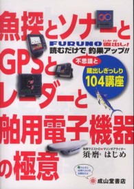 魚探とソナーとＧＰＳとレーダーと舶用電子機器の極意 - 蔵出しぎっしり１０４講座