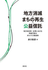 地方消滅×まちの再生×公益信託