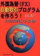 外国為替（ＦＸ）自動取引プログラムを作ろう！ - サンプルプログラム（ソース）付き