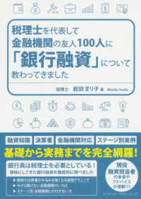 税理士を代表して金融機関の友人１００人に「銀行融資」について教わってきました