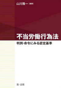 不当労働行為法 - 判例・命令にみる認定基準