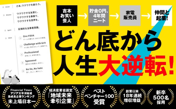 スタートアップ芸人―お笑い芸人からニートになった僕が「仲間力」で年商１４６億円の会社をつくった話_4