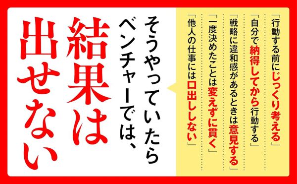 ベンチャーの作法―「結果がすべて」の世界で速さと成果を両取りする仕事_3