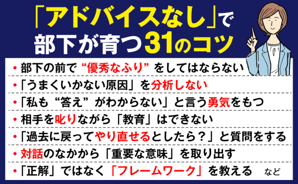 優れたリーダーはアドバイスしない―メンバーが自ら動き出す「伝え方」のコツ_6