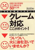 クレーム対応ここがポイント！ - お客さまの苦情をズバリ解決する５０の心得