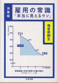 ちくま文庫<br> 雇用の常識　決着版―「本当に見えるウソ」 （決着版）