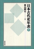 日本古代史年表 〈下〉