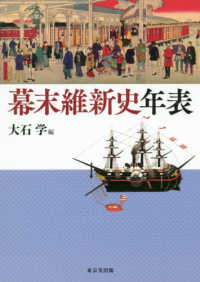 幕末維新史年表