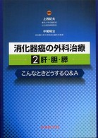 消化器癌の外科治療 〈２〉 - こんなときどうするＱ＆Ａ 肝・胆・膵