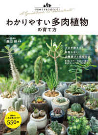 わかりやすい多肉植物の育て方 長田 研 監修 紀伊國屋書店ウェブストア オンライン書店 本 雑誌の通販 電子書籍ストア