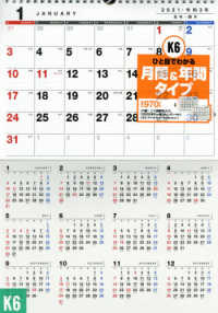 書き込み式シンプル月間＆年間カレンダー【Ａ３】 〈２０２１年〉 ［カレンダー］