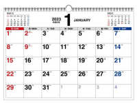 書き込み式シンプルカレンダー（Ａ３ヨコ）【Ｋ４】 〈２０２３年〉 ［カレンダー］