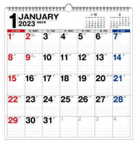 書き込み式シンプルカレンダー（Ｂ３変型）【Ｋ１０】 〈２０２３年〉 ［カレンダー］