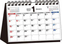 シンプル卓上カレンダー（Ａ５ヨコ）【Ｔ１１】 〈２０２３年〉 ［カレンダー］