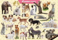 Ｂ０８　ほのぼの　どうぶつ　３５ピース 頭のいい子を育む　ジグソー知育パズル