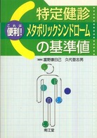 これは便利！特定健診・メタボリックシンドロームの基準値