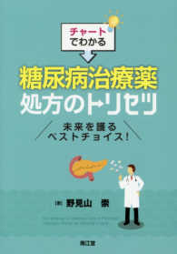 チャートでわかる糖尿病治療薬処方のトリセツ―未来を護るベストチョイス！