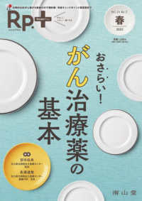 Ｒｐ．＋ 〈Ｖｏｌ．２４　Ｎｏ．２（２０２〉 おさらい！がん治療薬の基本