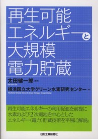 再生可能エネルギーと大規模電力貯蔵