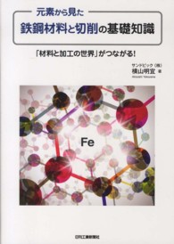 元素から見た鉄鋼材料と切削の基礎知識 - 「材料と加工の世界」がつながる！