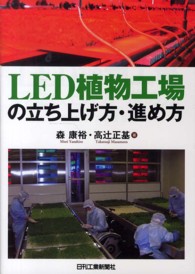 ＬＥＤ植物工場の立ち上げ方・進め方