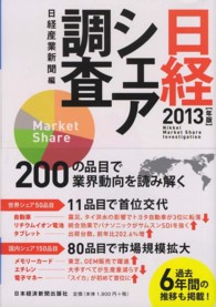 日経シェア調査 〈２０１３年版〉