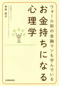 ウォール街の金融マンも学んでいるお金持ちになる心理学