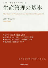 この１冊ですべてわかる　生産管理の基本