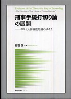 刑事手続打切り論の展開 - ポスト公訴権濫用論のゆくえ