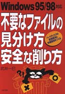 不要なファイルの見分け方安全な削り方 - ハードディスクの肥満解消と快適環境をつくる