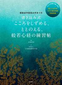 書き込み式こころをしずめる、ととのえる、般若心経の練習帖 - 紺紙金字経風お手本つき