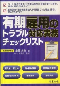 有期雇用のトラブル対応実務チェックリスト