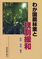 わが国農林業と規制緩和