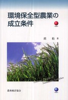 環境保全型農業の成立条件