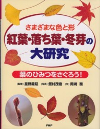 紅葉・落ち葉・冬芽の大研究 - さまざまな色と形　葉のひみつをさぐろう！