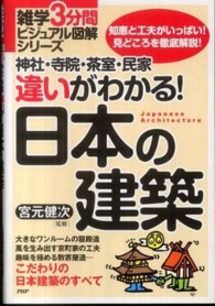 神社・寺院・茶室・民家違いがわかる！日本の建築 - 大きなワンルームの寝殿造風を生み出す京町家の工夫趣 雑学３分間ビジュアル図解シリーズ