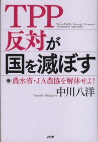 ＴＰＰ反対が国を滅ぼす - 農水省・ＪＡ農協を解体せよ！