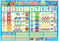 すうじのひょう ［アンパンマンとおぼえよう！おふろポスター／７］ ［レジャー］