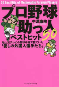 プロ野球助っ人ベストヒット５０―地上波テレビの野球中継で観ていた「愛しの外国人選手たち」