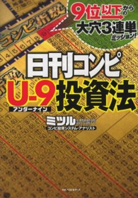 日刊コンピＵ－９投資法 - ９位以下からの大穴３連単ミッション！