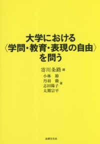 大学における“学問・教育・表現の自由”を問う