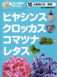 水栽培の花・野菜　ヒヤシンス・クロッカス・コマツナ・レタス