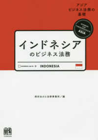 インドネシアのビジネス法務 アジアビジネス法務の基礎