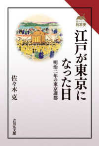 読みなおす日本史<br> 江戸が東京になった日―明治二年の東京遷都