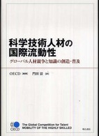 科学技術人材の国際流動性 - グローバル人材競争と知識の創造・普及