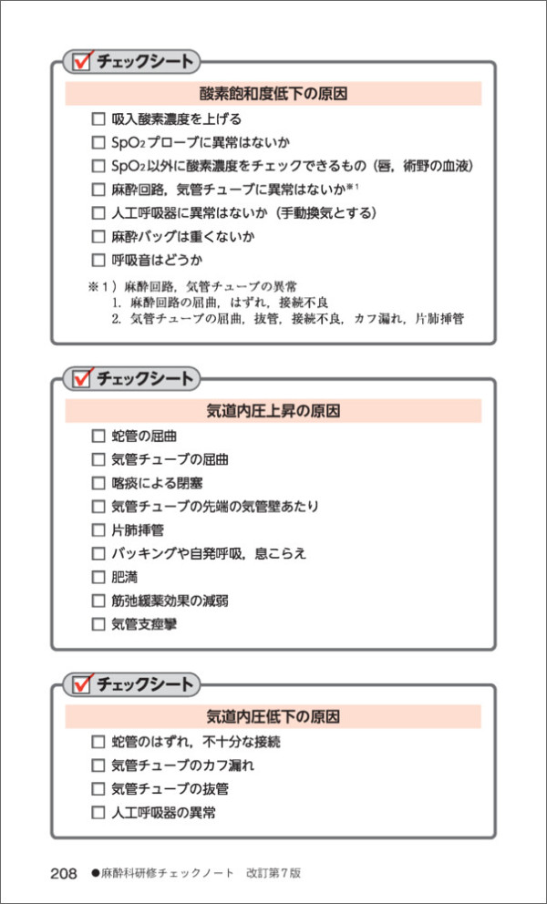 麻酔科研修チェックノート - 書き込み式で研修到達目標が確実に身につく！ （改訂第７版）_3