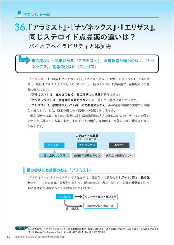 薬局ですぐに役立つ薬の比較と使い分け１００_2