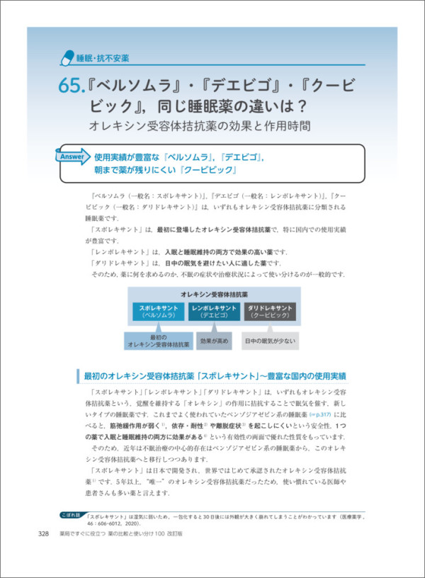 薬局ですぐに役立つ薬の比較と使い分け１００ （改訂版）_6