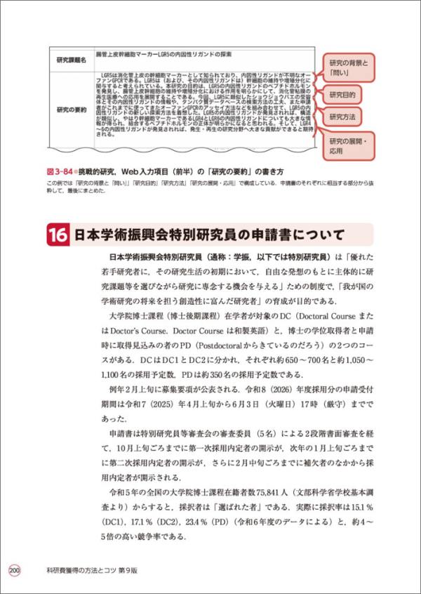 科研費獲得の方法とコツ - 実例とポイントでわかる申請書の書き方と応募戦略 （第９版）_6