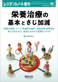 栄養治療の基本とさじ加減 レジデントノート増刊
